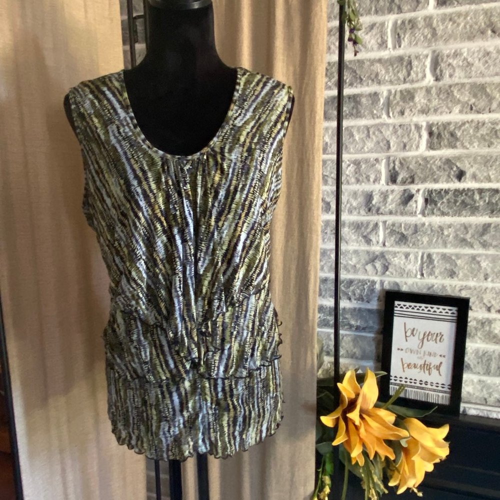 Coldwater Creek multi color tank - XL (16)